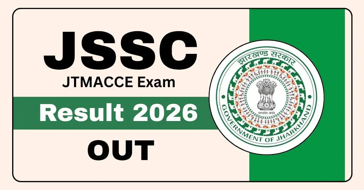 JSSC JTMACCE 2026 Result