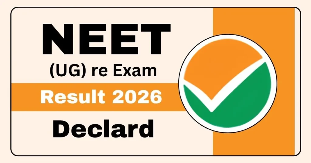 NEET UG re Exam Result 2026